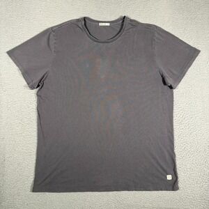Marine Layer Shirt Mens XL Gray Signature Tee Cotton Modal Blend Casual Preppy